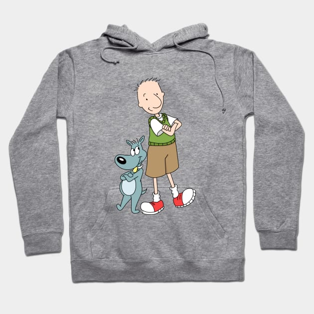 Doug & Porkchop Hoodie by artxlife